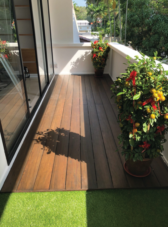 Onewood Decking at Private House Balcony