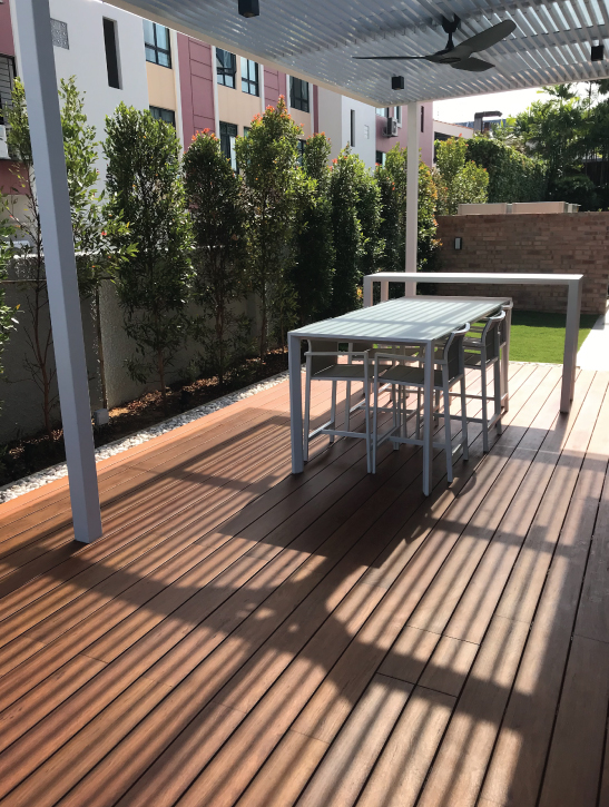 Onewood Decking at Bungalow Balcony