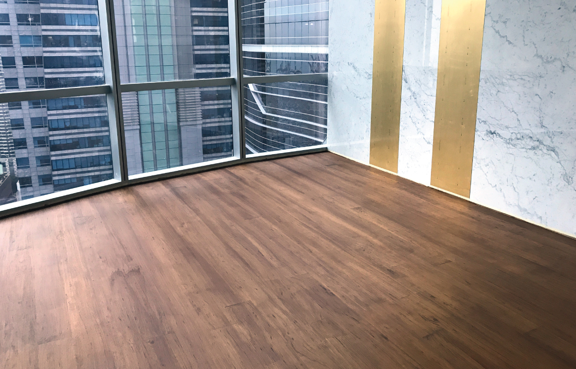 Onewood Solid Timber Interior Flooring in Office Space