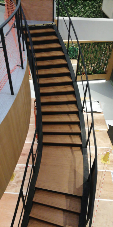 Onewood Solid Timber Staircase wide planks