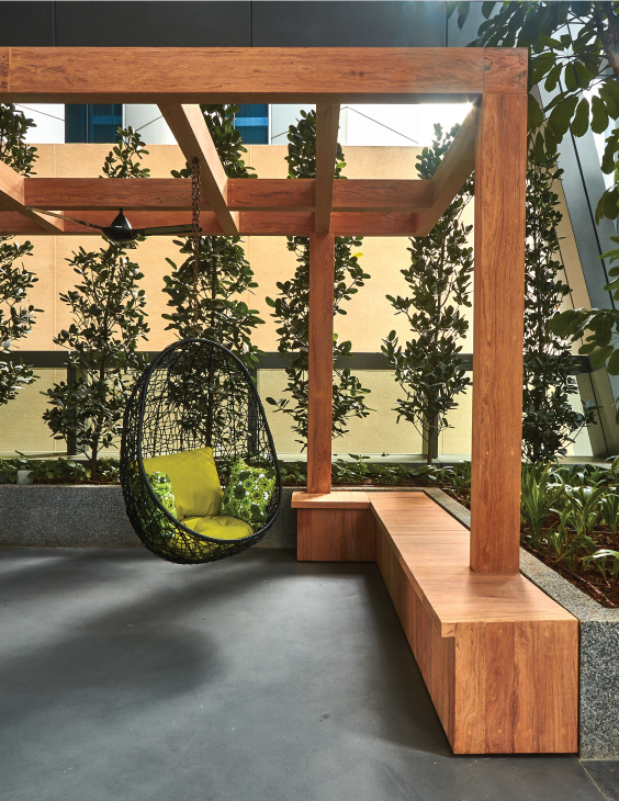 Onewood Timber Trellis Structure