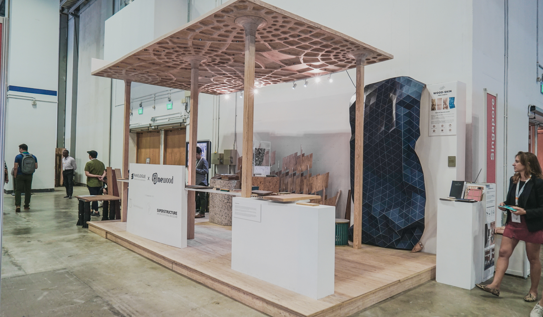 Onewood Structural Timber Pavilion