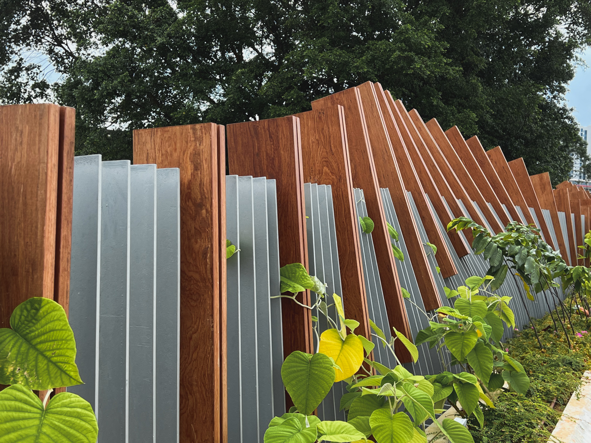 ONEWOOD timber fins and decking