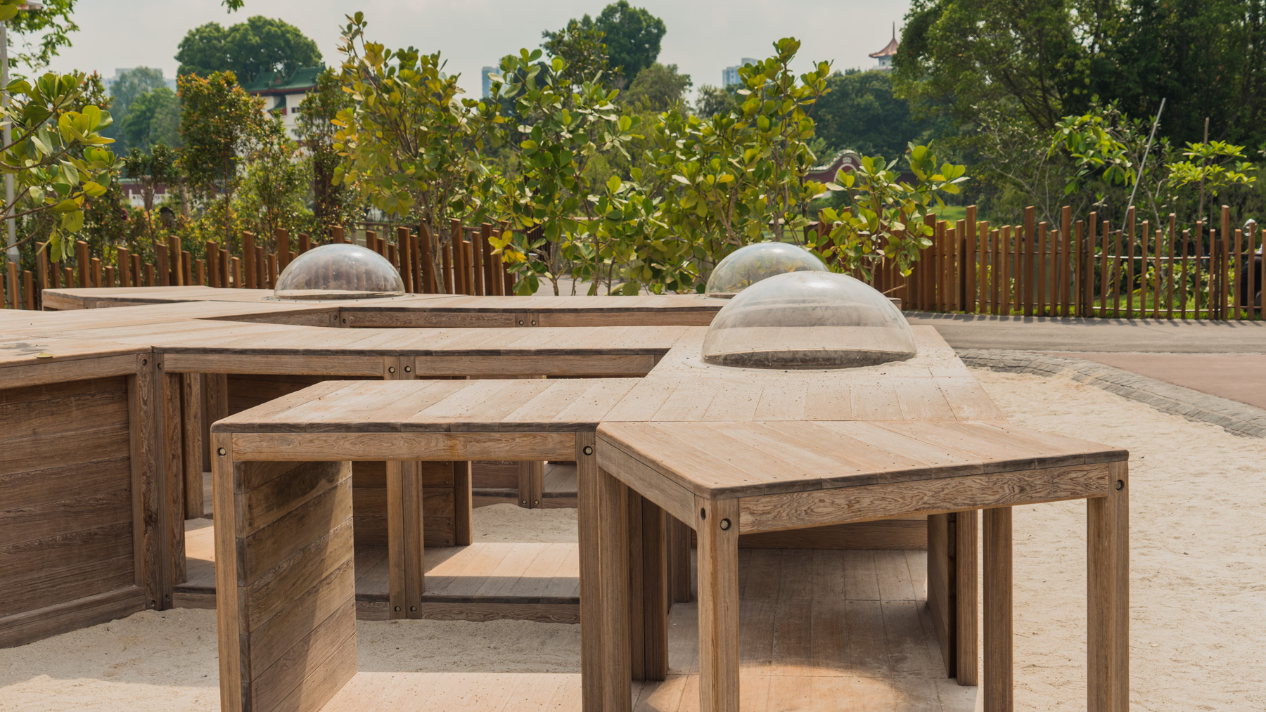 Onewood Crab Tunnel Structure Children Playground