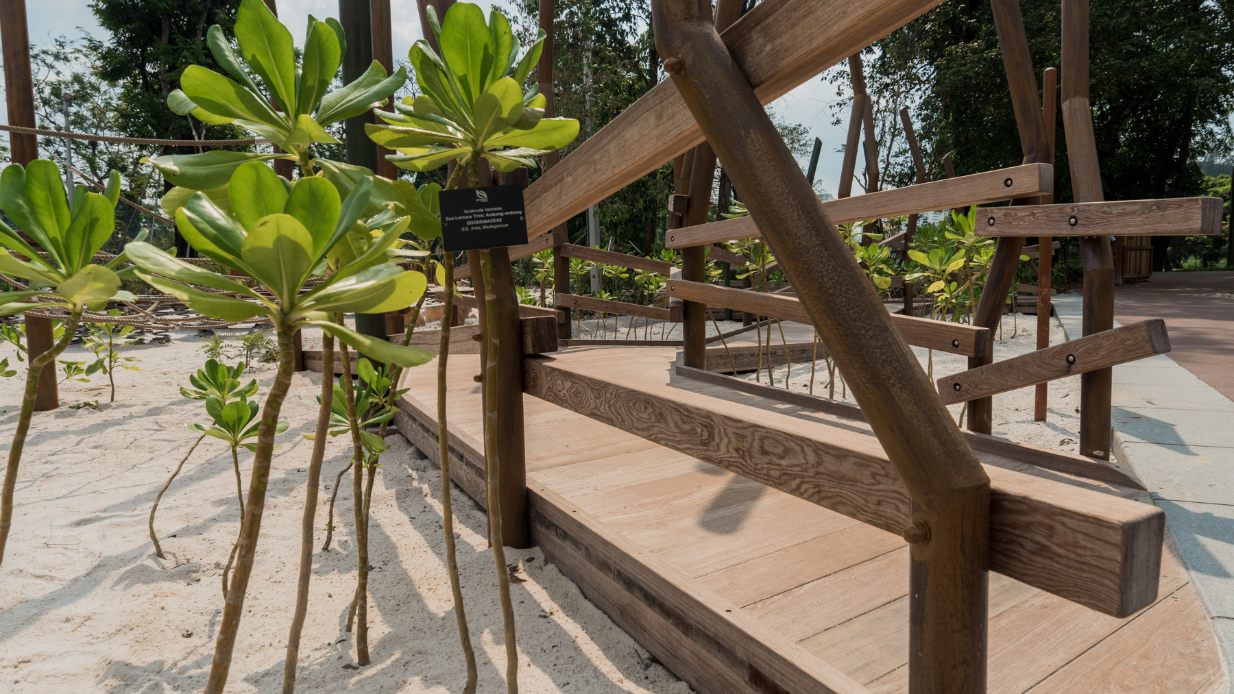 Onewood Decking Platform Children Playground