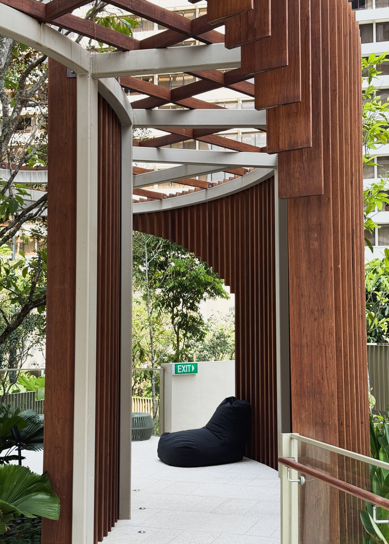 ONEWOOD Timber Fins and Timber Trellis